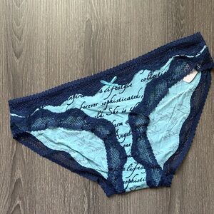 NWT Angels Ultra Low Rise Bikini Panty Size Large